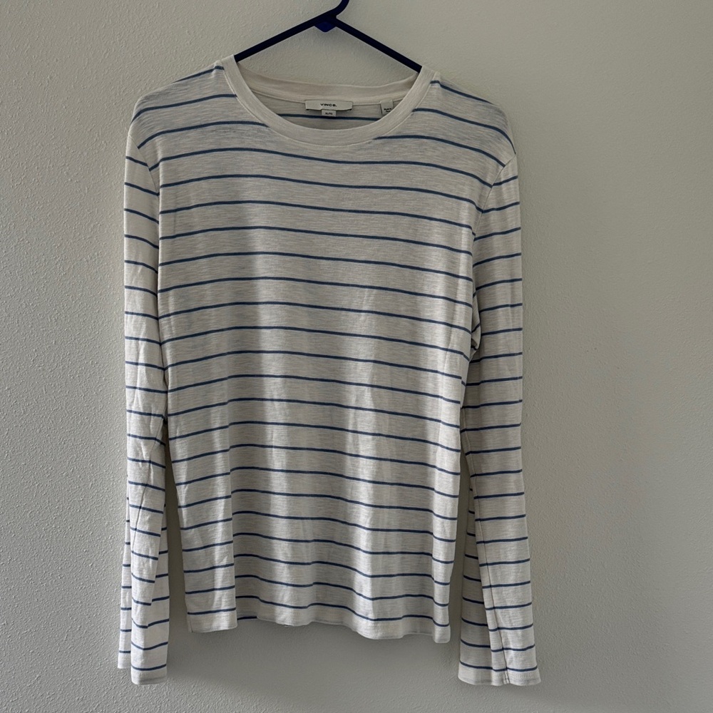 Vince Striped Long Sleeve Shirt